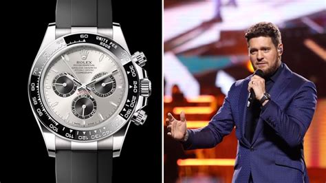 michael buble rolex|Michael Bublé Rocked a Sleek New Rolex Daytona on Stage in .